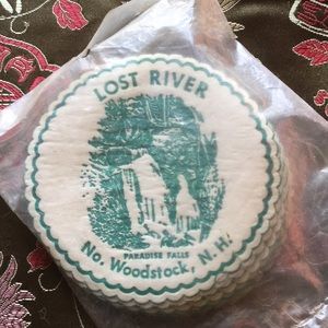 Vintage Royal Catch-All Coasters. (1970’s ?) Lost River , No. Woodstock, NH